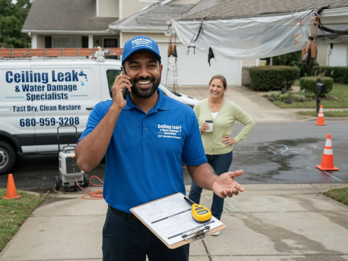 Ceiling Leak Cleanup Cedar Falls, IA FAQs